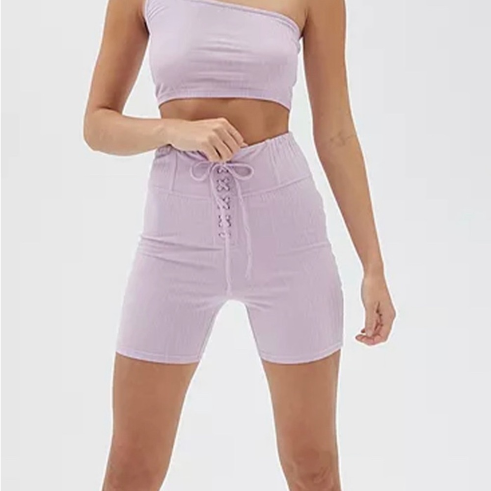 Out From Under Quinn Lace-Up Bike Short